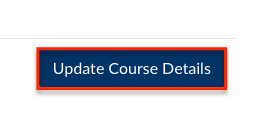 click update course button