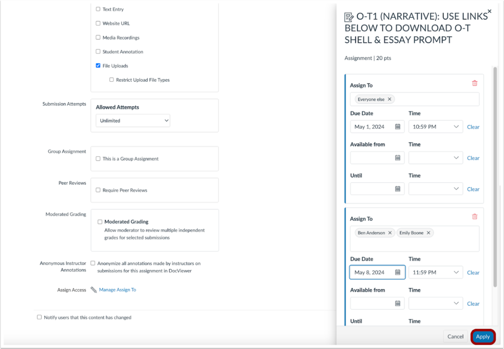 Assign To Tray Placeholder